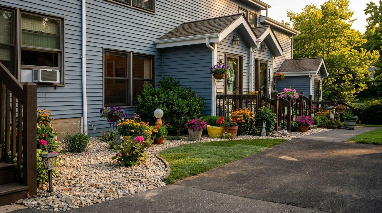 Residential property maintenance and landscaping